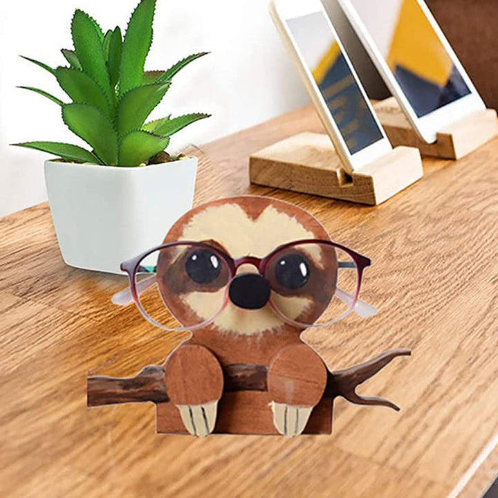 1+1 Gratis | EyeBuddy™ Brillenhalter Aus Holz In Tierform