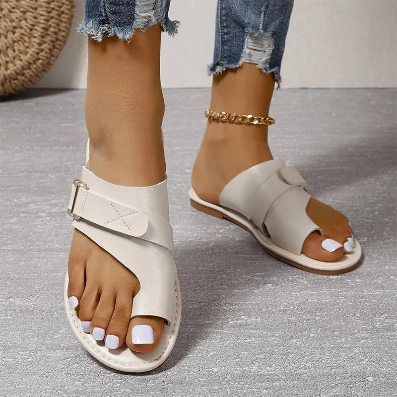 Tilly™ - Modische Flache Sandalen mit geteilten Zehen