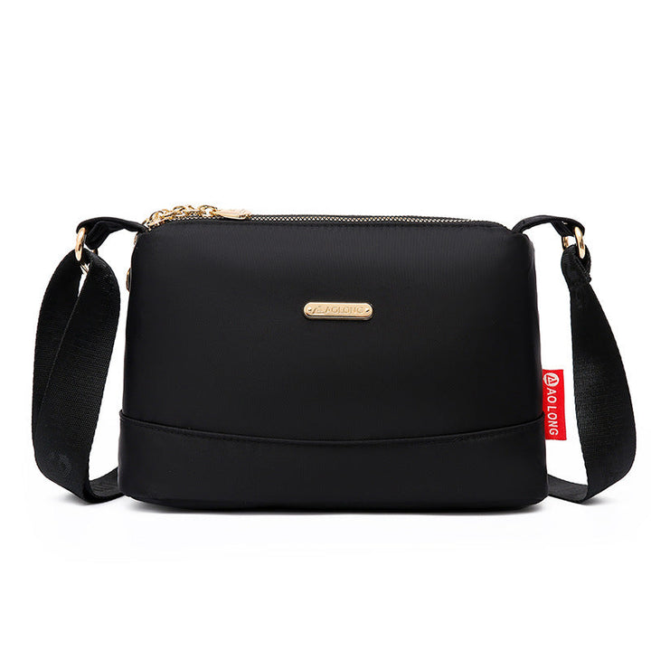 PrintEase - Damen Umhängetasche mit Multi-Taschen-Design