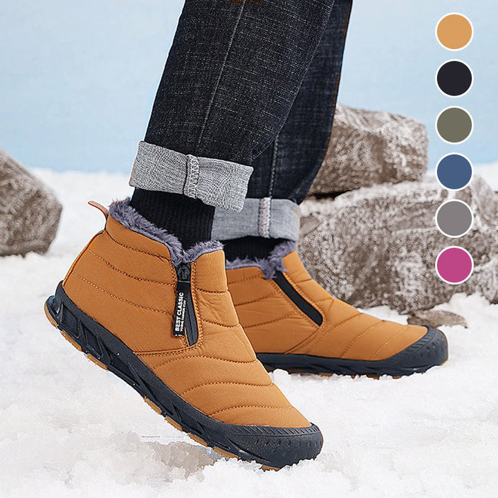 Winter warme Kunstfell gefüttert wasserdicht Outdoor-Schneestiefel | Unisex