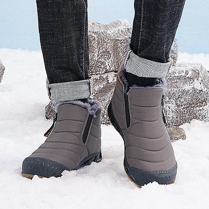 Winter warme Kunstfell gefüttert wasserdicht Outdoor-Schneestiefel | Unisex