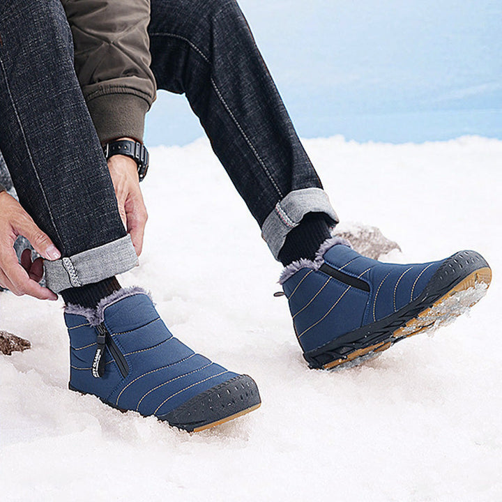 Winter warme Kunstfell gefüttert wasserdicht Outdoor-Schneestiefel | Unisex