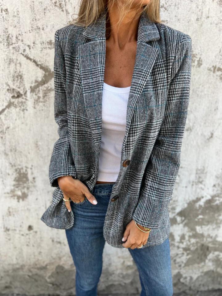 Anabella | Lässiger kariert Blazer