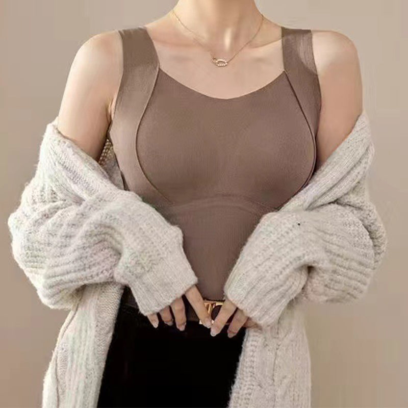 1+1 Gratis | TankTop | Warm, bequem und nahtlos mit integriertem BH