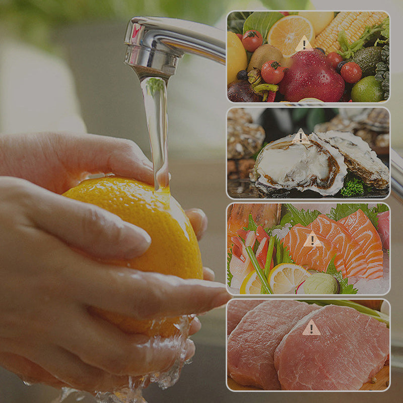 FreshSwirl | Leistungsstarke Wirbelreinigung für sicheres, pestizidfreies Obst und Gemüse