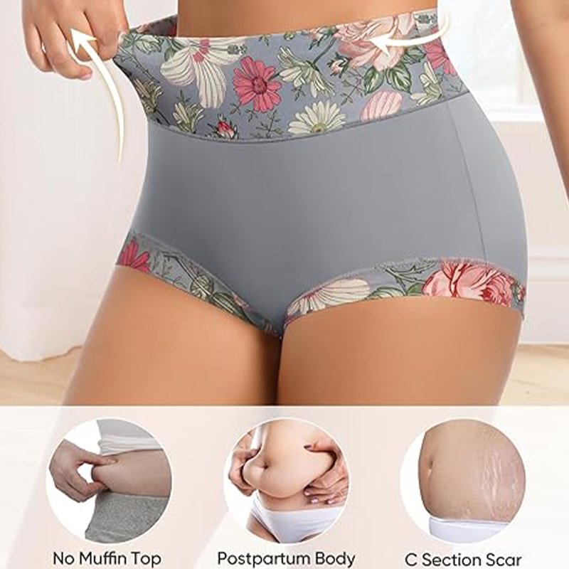 FloraFit Damenhöschen mit hoher Taille – Komfort & femininer Stil in perfekter Harmonie