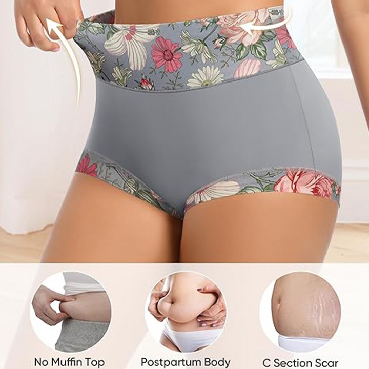 FloraFit Damenhöschen mit hoher Taille – Komfort & femininer Stil in perfekter Harmonie