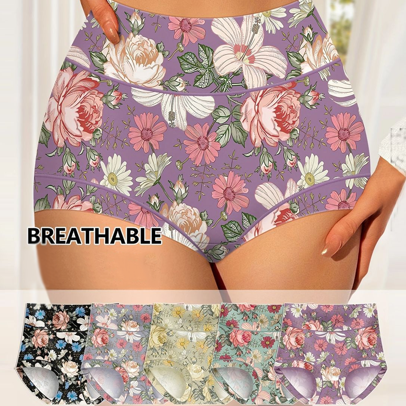 FloraFit Damenhöschen mit hoher Taille – Komfort & femininer Stil in perfekter Harmonie