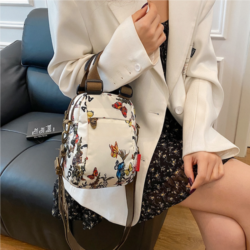 Sibella – Modische Mehrlagige Umhänge Tasche Mit Drucken