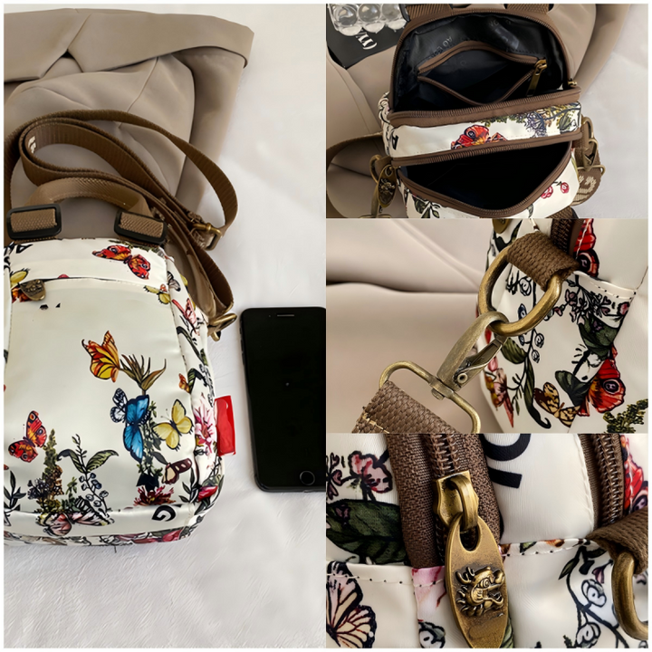 Sibella – Modische Mehrlagige Umhänge Tasche Mit Drucken