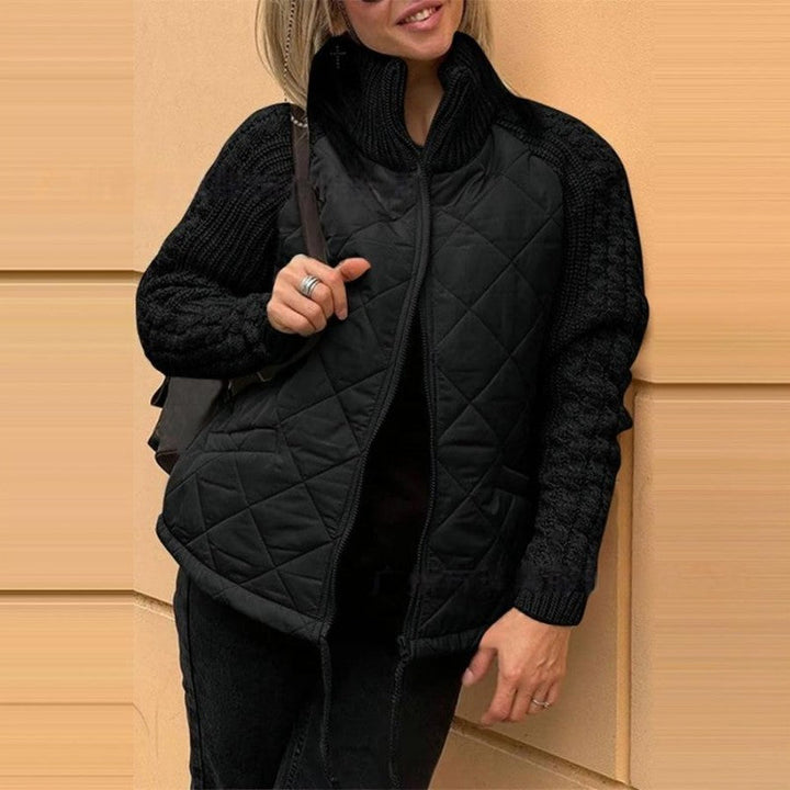 CozyCharm Damen Patchwork Steppjacke | 50% Rabatt