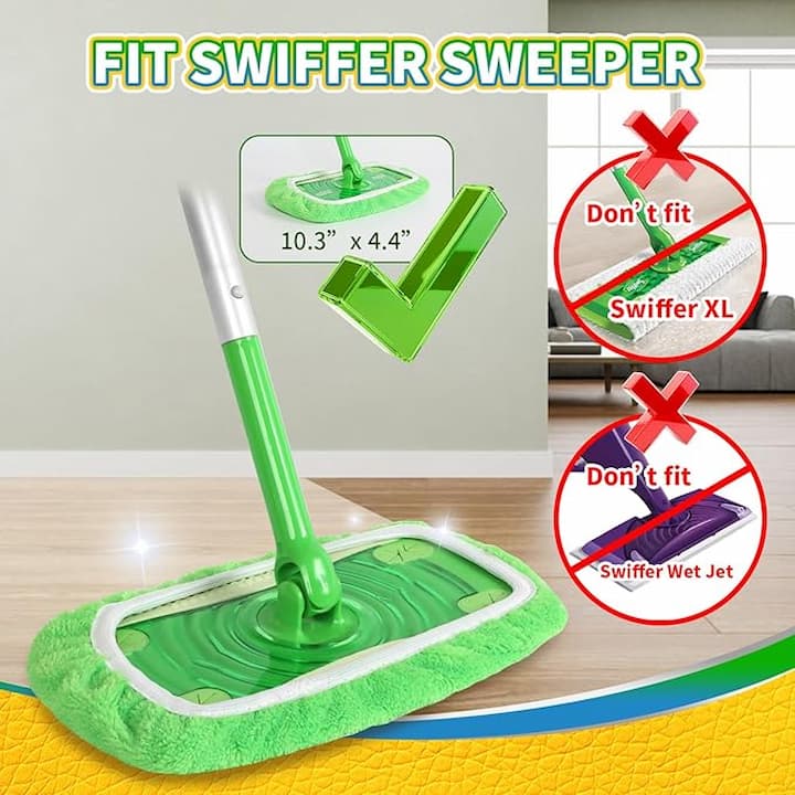 SweepSwipe - Wiederverwendbare Mopps für Swiffer Sweeper