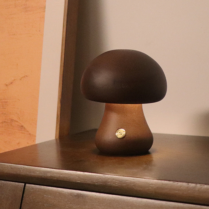 MushLights™ | Dimmbare Pilzlampe aus Holz