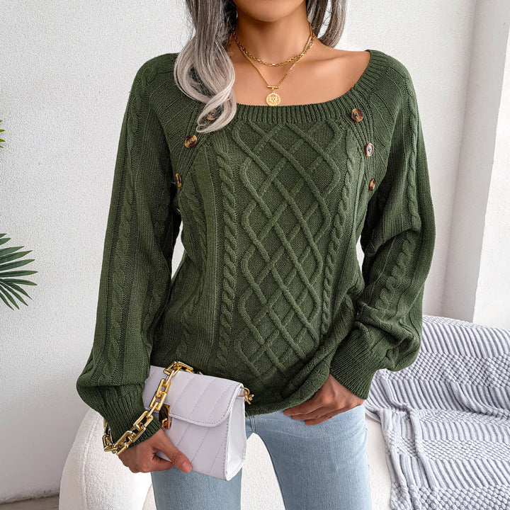 Isabella™ | Pullover mit quadratischem Halsausschnitt