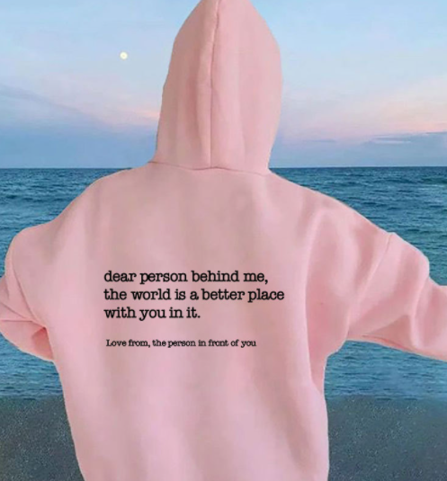 Lovidam™ 'Liebe Person hinter mir' Hoodie