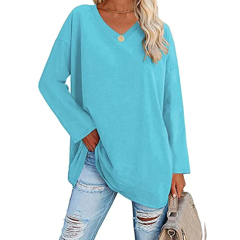 Amira's™ V-Neck Knit Top