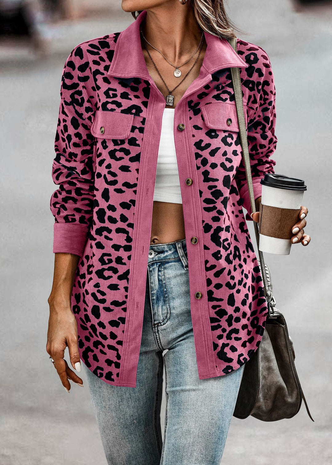 Olivia™ | Dschungel Chic Leopard Jacke