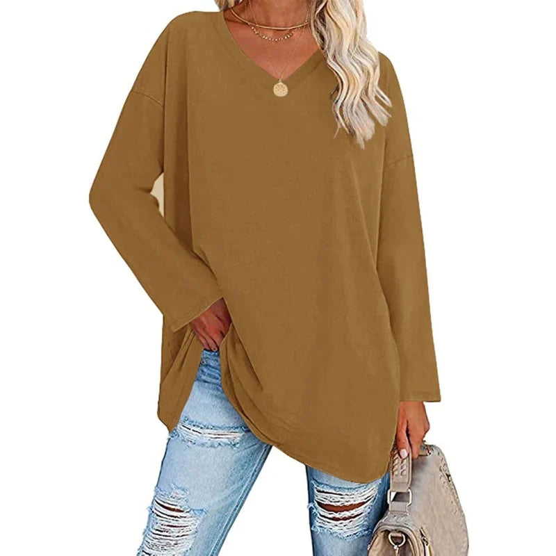 Amira's™ V-Neck Knit Top