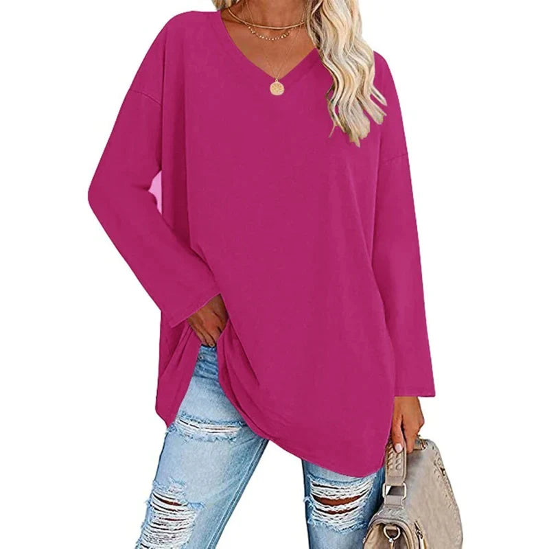 Amira's™ V-Neck Knit Top