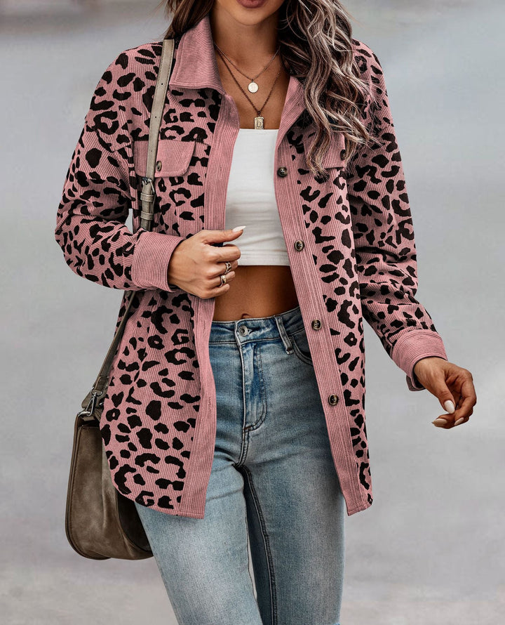 Olivia™ | Dschungel Chic Leopard Jacke