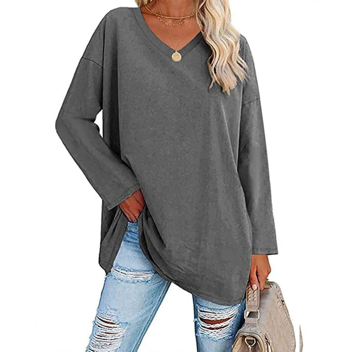 Amira's™ V-Neck Knit Top