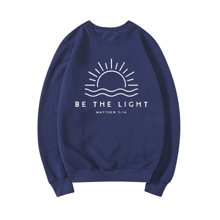 Remi™ | Langärmeliger Pullover 'Be The Light'