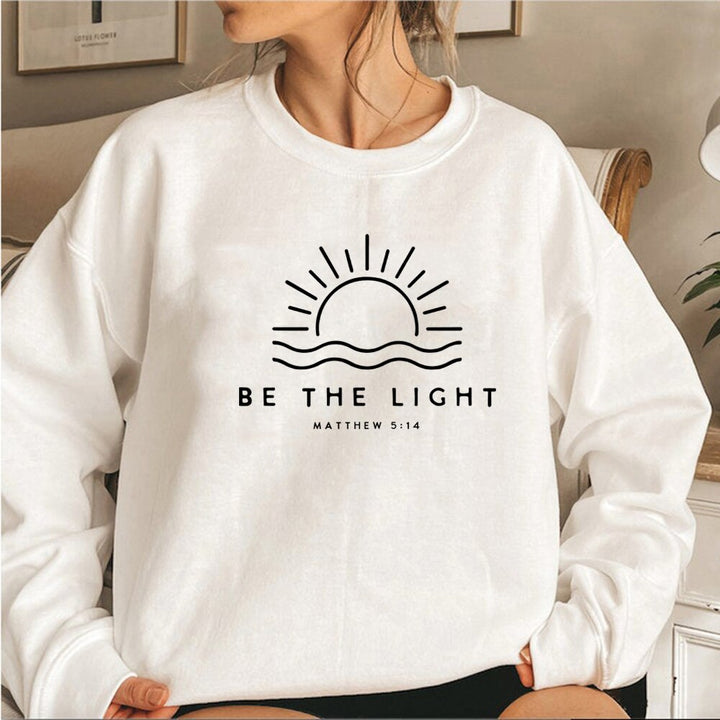 Remi™ | Langärmeliger Pullover 'Be The Light'