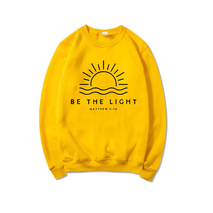 Remi™ | Langärmeliger Pullover 'Be The Light'