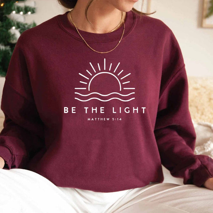 Remi™ | Langärmeliger Pullover 'Be The Light'