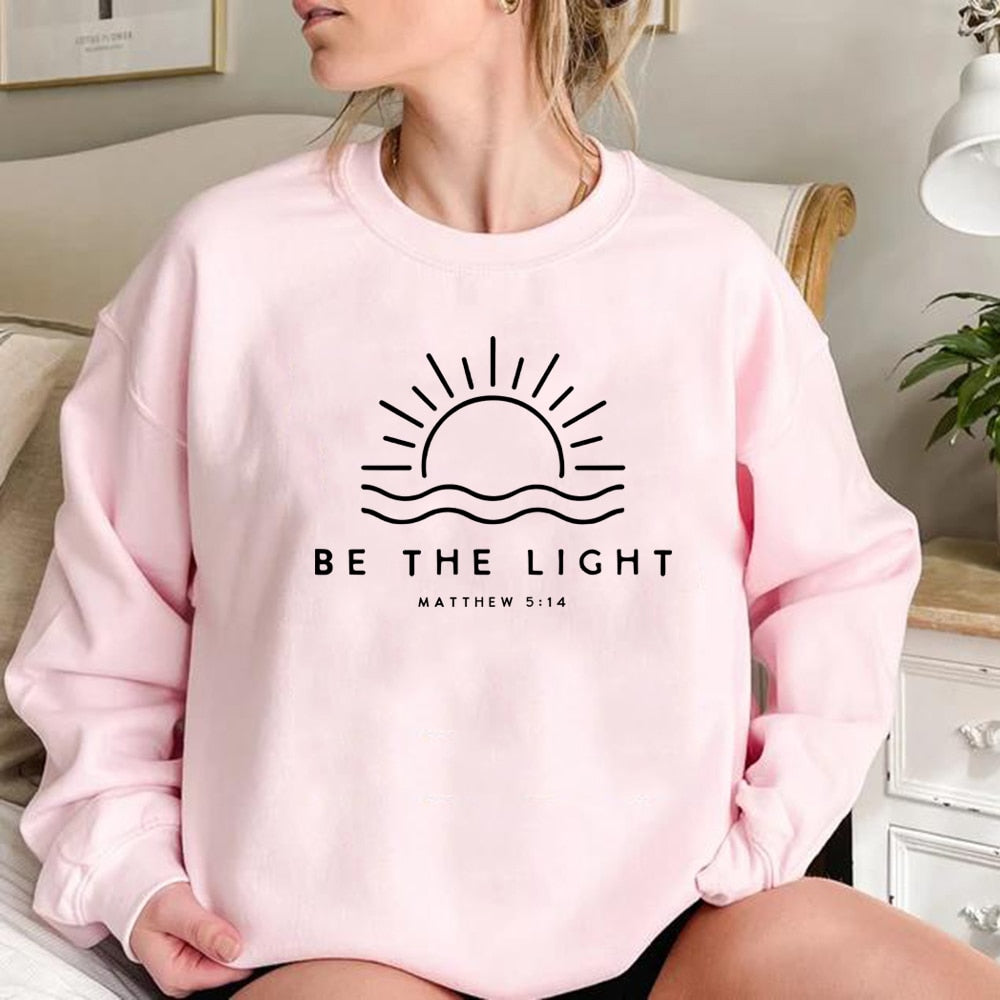 Remi™ | Langärmeliger Pullover 'Be The Light'