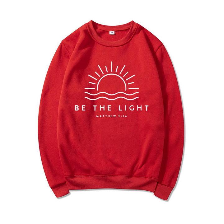 Remi™ | Langärmeliger Pullover 'Be The Light'