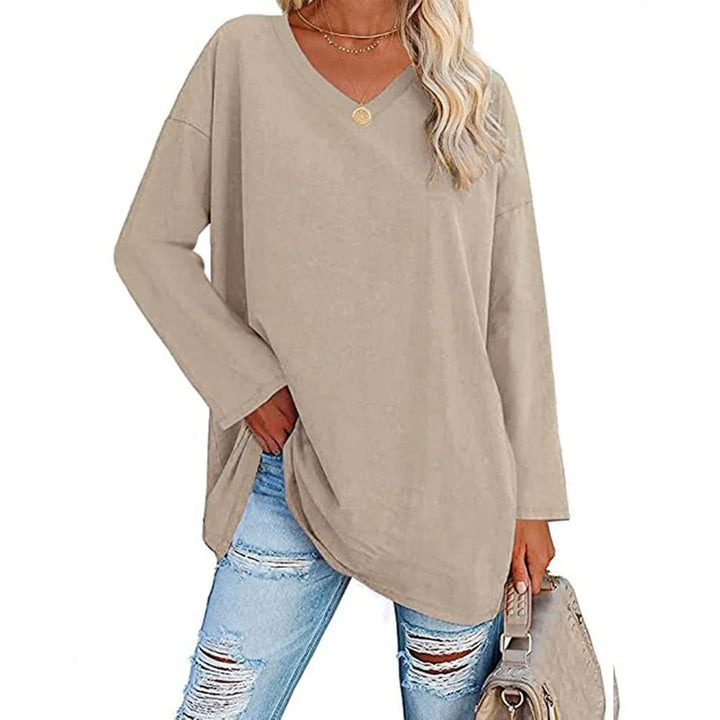 Amira's™ V-Neck Knit Top