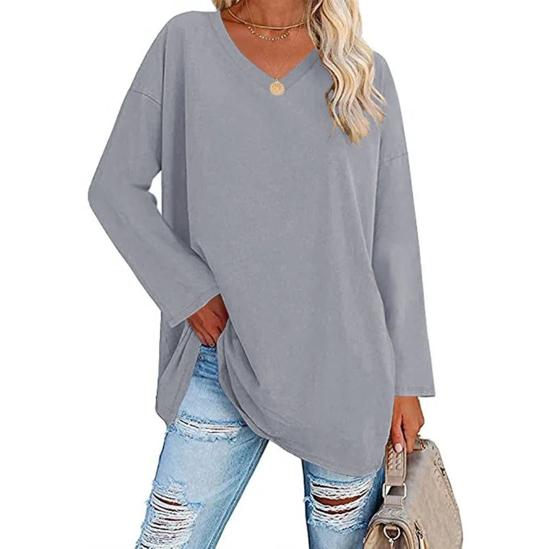 Amira's™ V-Neck Knit Top