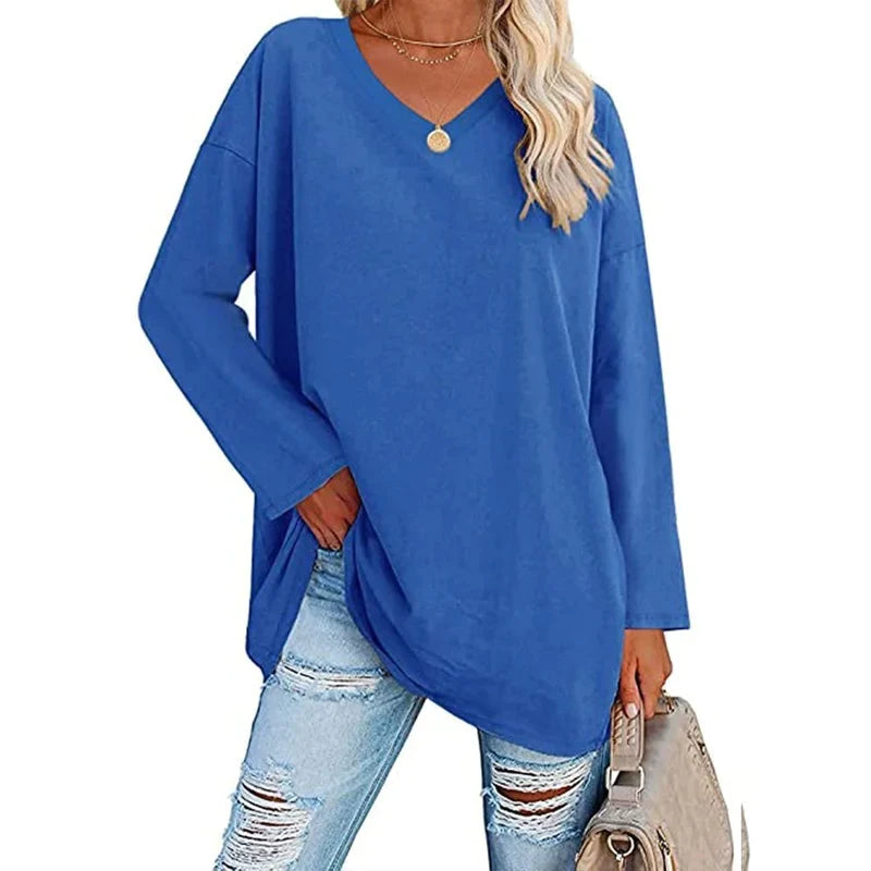 Amira's™ V-Neck Knit Top