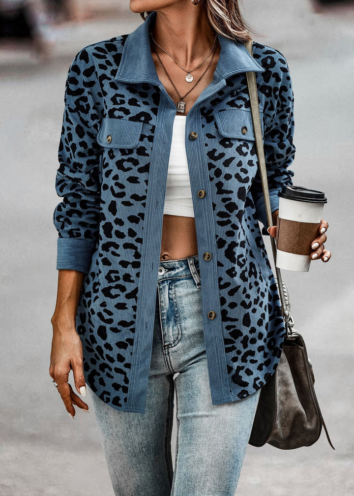 Olivia™ | Dschungel Chic Leopard Jacke