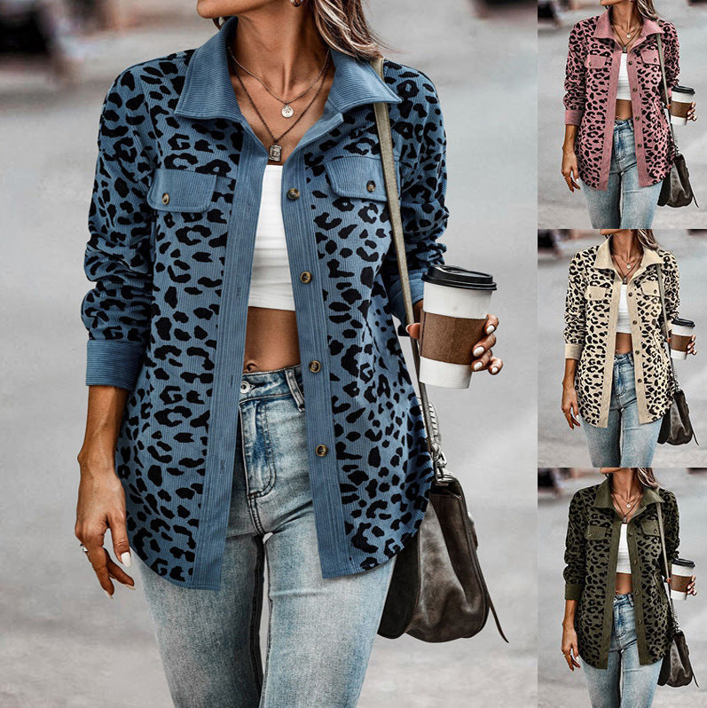 Olivia™ | Dschungel Chic Leopard Jacke