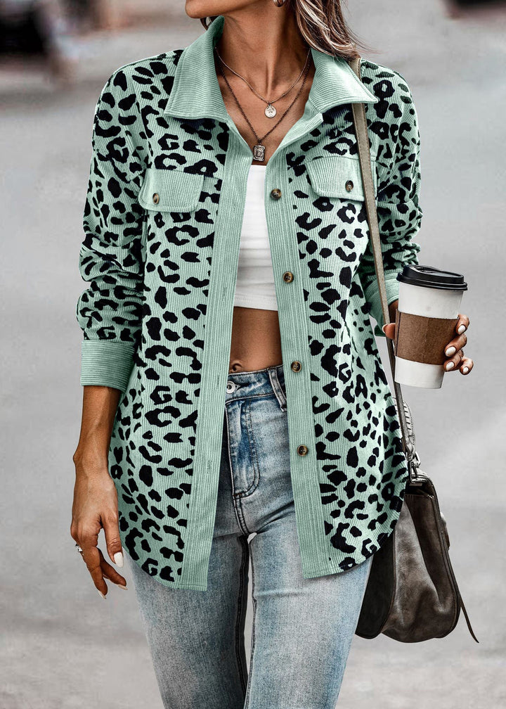 Olivia™ | Dschungel Chic Leopard Jacke