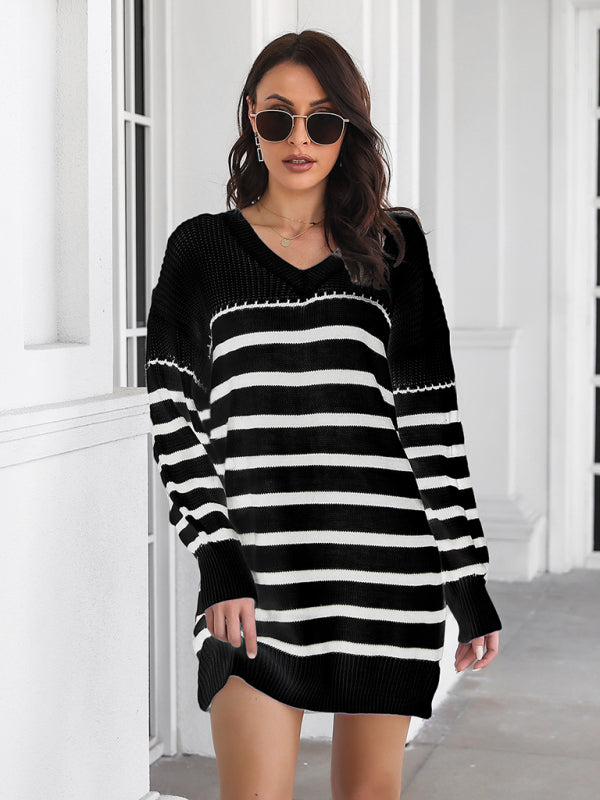 Romana™ | Pulloverkleid mit V-Ausschnitt