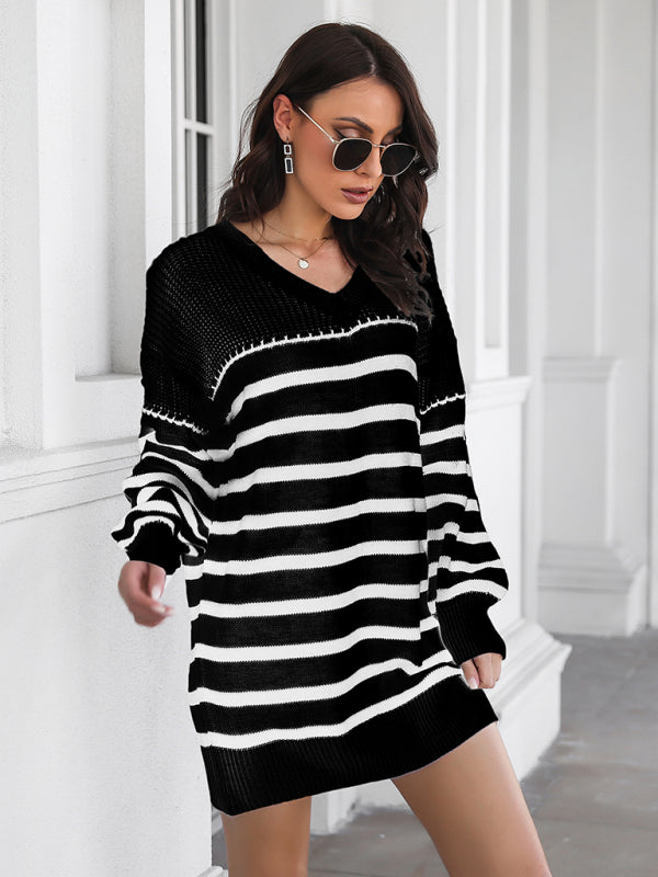 Romana™ | Pulloverkleid mit V-Ausschnitt